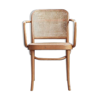 Prague armchair in curved beech wood Josef Frank Josef Hoffmann