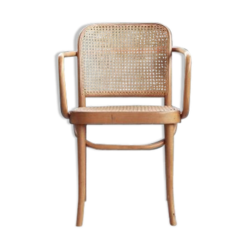 Prague armchair in curved beech wood Josef Frank Josef Hoffmann