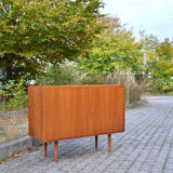 Mid Century Germany Sideboard Cabinet Walnut