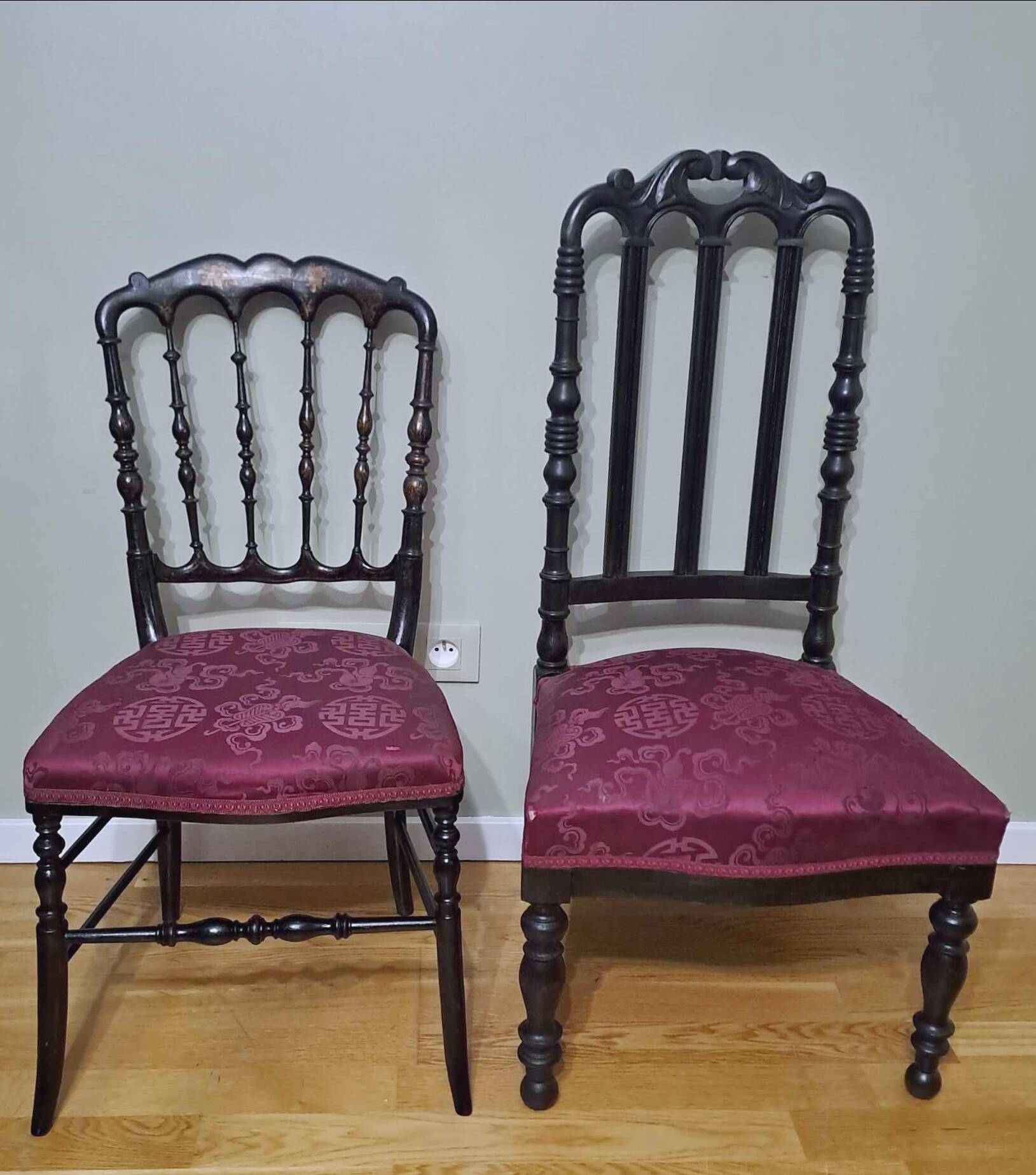Duo de chaises époque Napoléon III