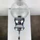 XL chrome and bubbled glass wall light Limburg, 1970s