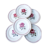 Set of 6 flat plates