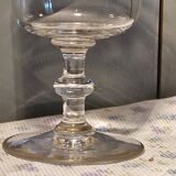 Baccarat glass model engraving 3458 enhanced with fine gold - 13.4 cm