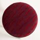 Bordeaux mid-century bar stool in velvet New Waves by Dedar, Europe, 1960s