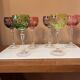 Service de verres à vin en cristal