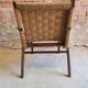 Fauteuil design corde 1960"
