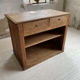 Early 20th century oak trade counter