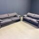 Paire de canapés Maralunga par Vico Magistretti pour Cassina, années 1990.