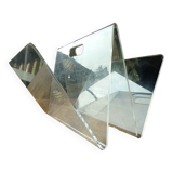 Vintage plexiglass magazine holder