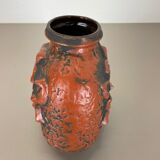 Fat Lava Ceramic Pottery Vase Heinz Siery Carstens Tönnieshof, Germany, 1970s