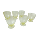 6 verres a eau couleur