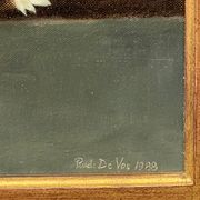 Rudi de Vos. Nature morte aux fleurs.