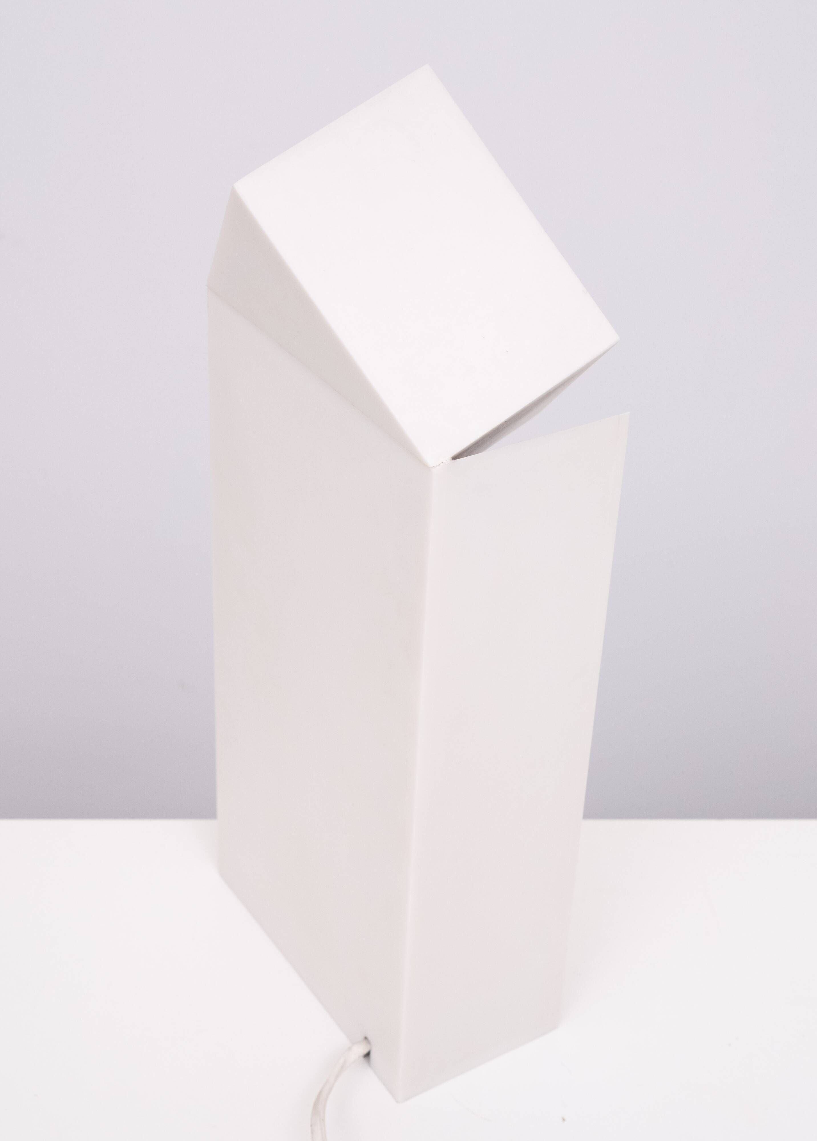 v.d.Made Modern Table Lamp, Hand-Crafted Synthetic, Netherlands, 1980s