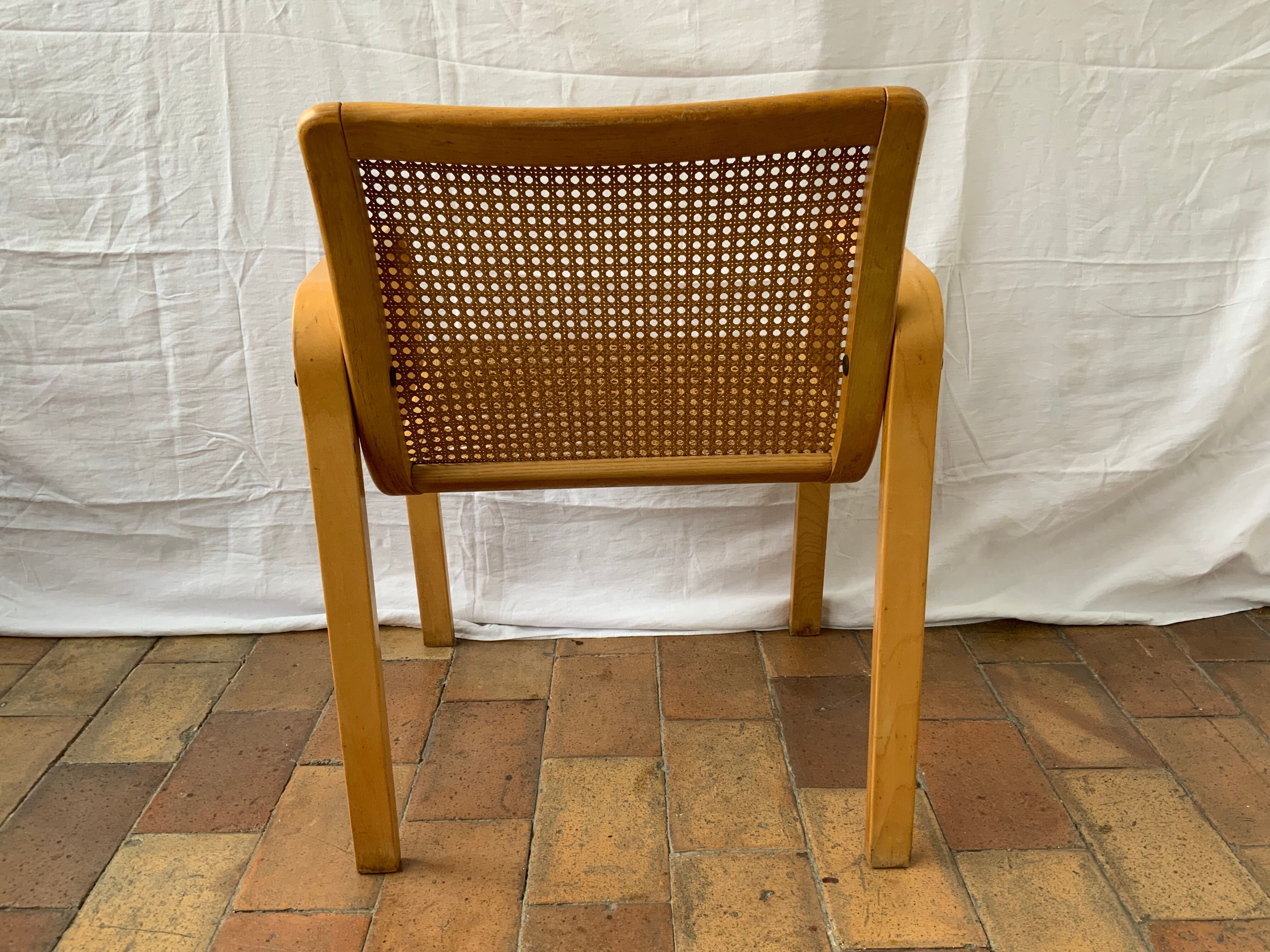 Vintage canned armchair