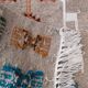 Handmade multicolored Berber pattern kilim rugs 70x120cm