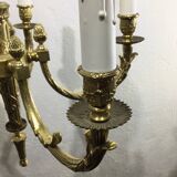 Louis XVI Bronze Chandelier 5 Lights