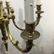 Louis XVI Bronze Chandelier 5 Lights