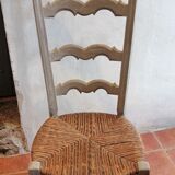 Chaise paillée