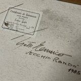 Italian School of the 20th Century: Oil on Canvas by Enrico Gatti signed