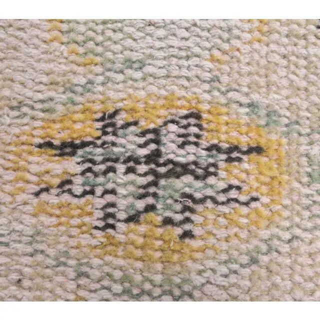 Tapis kilim turc Oushak en laine 80x345