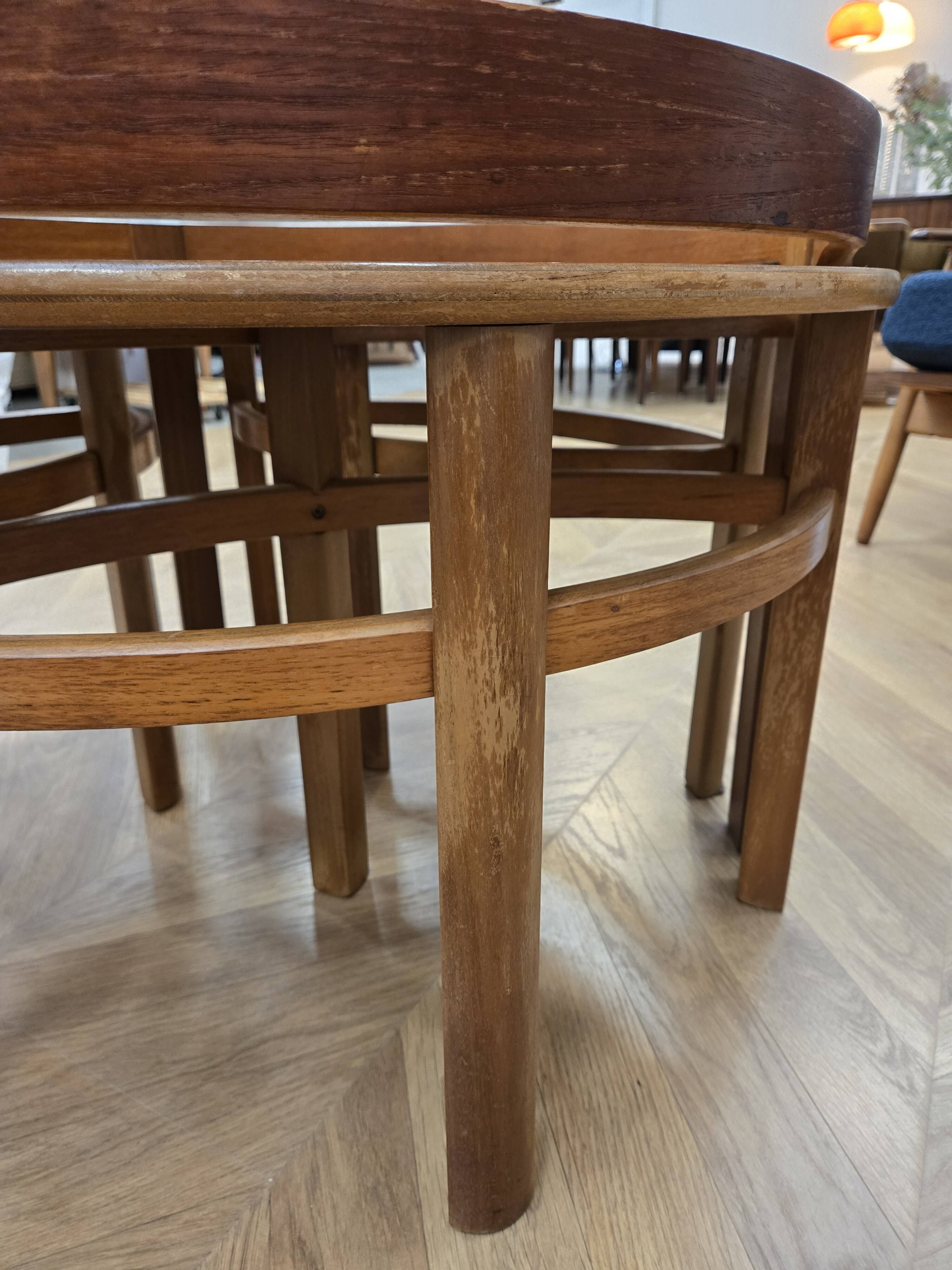 Trinity round coffee table by Nathan