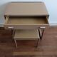 Vintage metal desk/ hairdresser and stool
