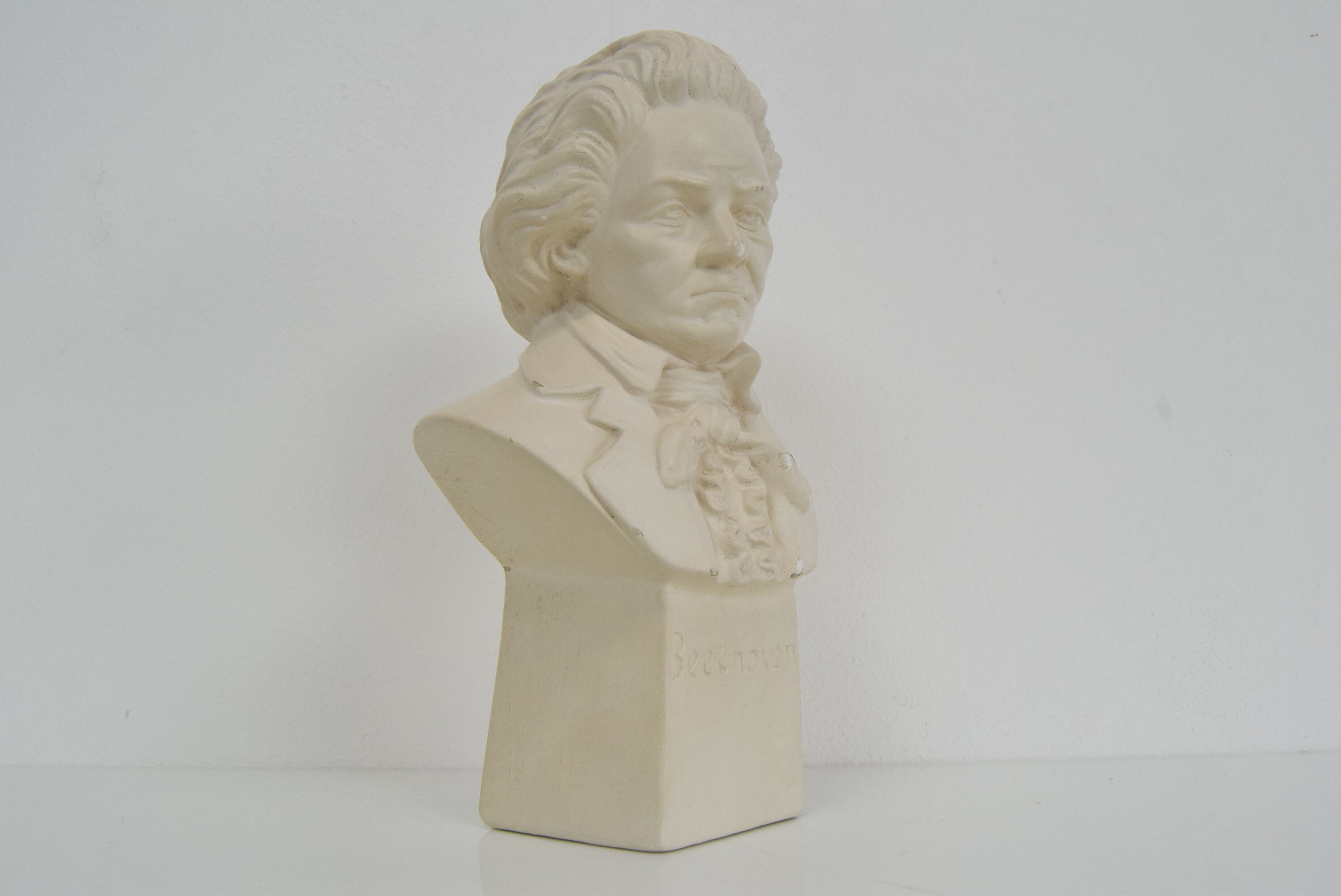 Mid-century plaster bust/sculpture of Ludwig van Beethoven,circa 1950