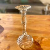 Bougeoir haut en verre