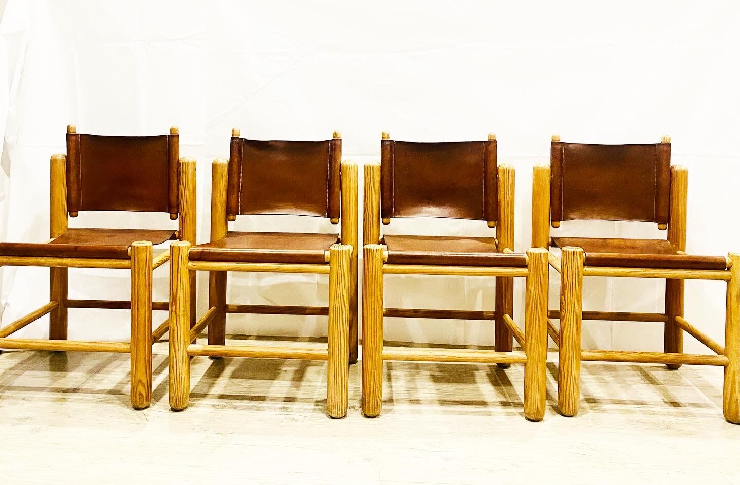 4 chairs by knud friis & elmar moltke nielsem circa 1960