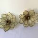 Candlestick flower in brass