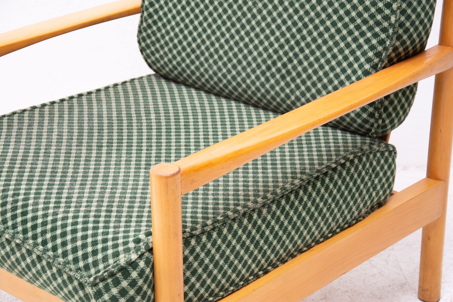 A pair of mid century Scandinavian style armchairs, 1970´s