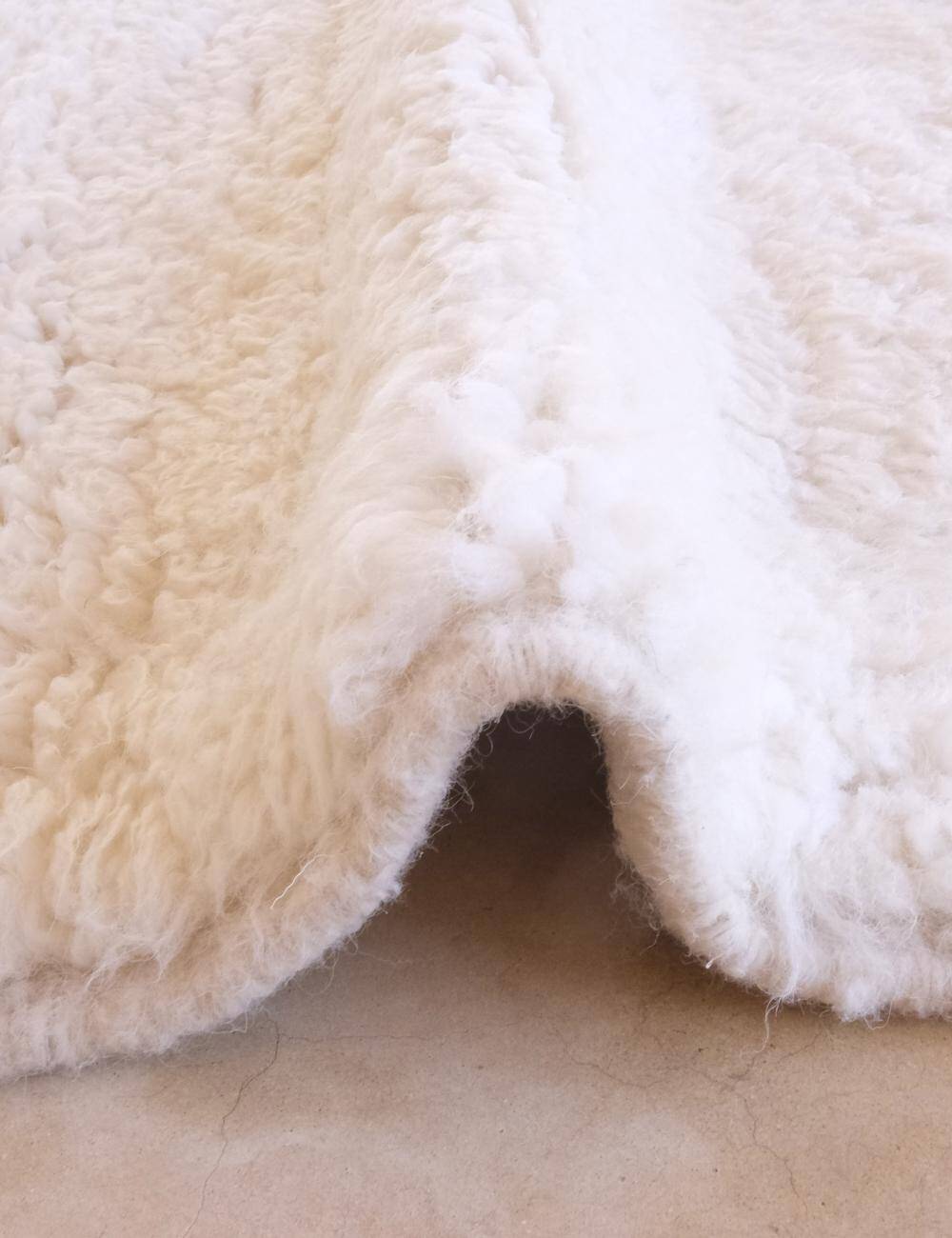 Tapis Blanc Contemporain - 300 x 206 cm