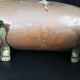 Copper log holder and laison