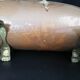 Copper log holder and laison