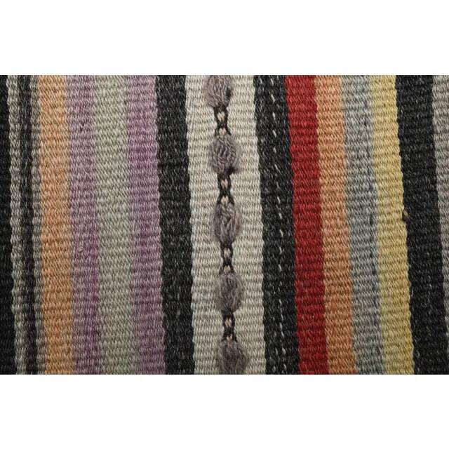 Vintage Turkish Oushak Handmade Wool Cotton Beige Runner Rug 78x263