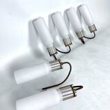 Mid-Century Modern set of three sconces in Arredoluce style. Italy 1950s