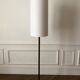 Monix floor lamp, height adjustable in chrome and wood - Paris 1960