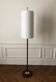 Monix floor lamp, height adjustable in chrome and wood - Paris 1960