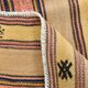 5x8 Cream & Navy Blue Striped Pattern Kilim Rug, 152x234Cm