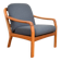 Mid-Century Danish Teak Armchair from Dyrlund, 1970s.