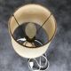 Antique lamp base in onyx stone and brass 40 cm