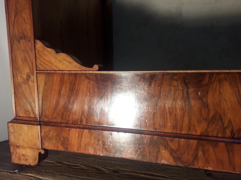 Louis philippe bed in walnut