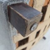 1950s, Danish relax chair by Fritz Hansen, model 1518, grey furniture wool.