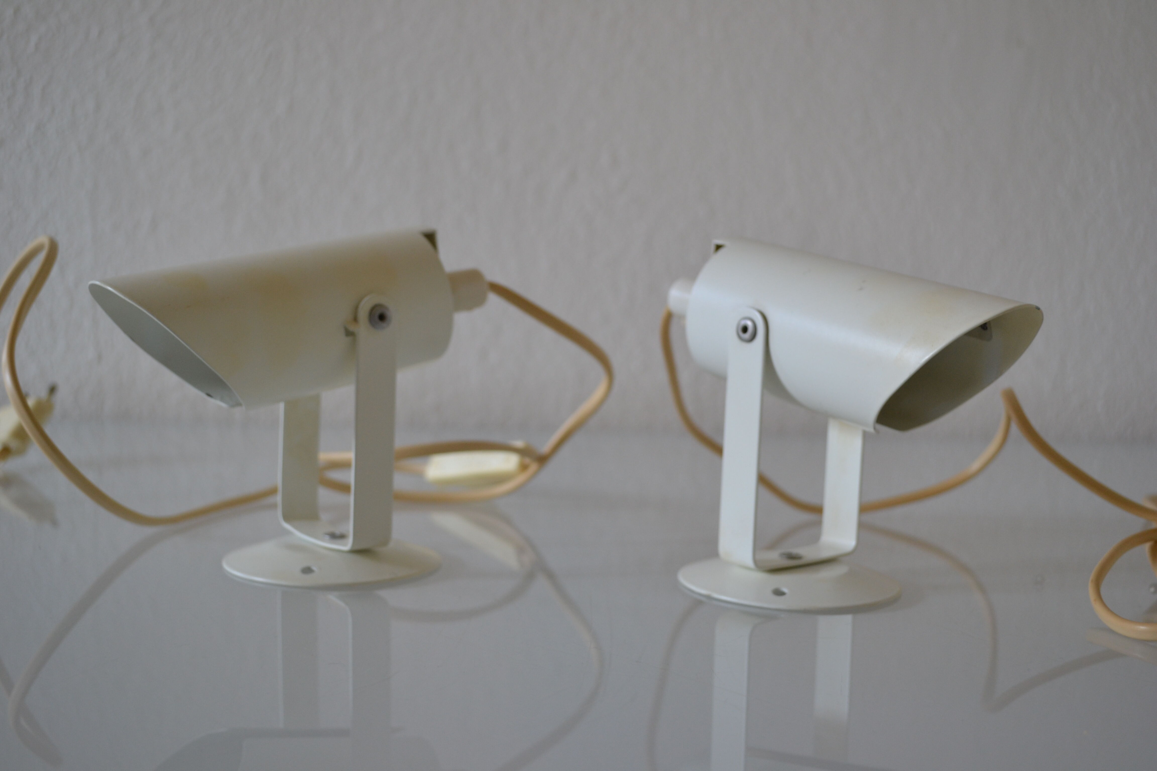Paire d'appliques scandinaves 60's Lyfa 3009