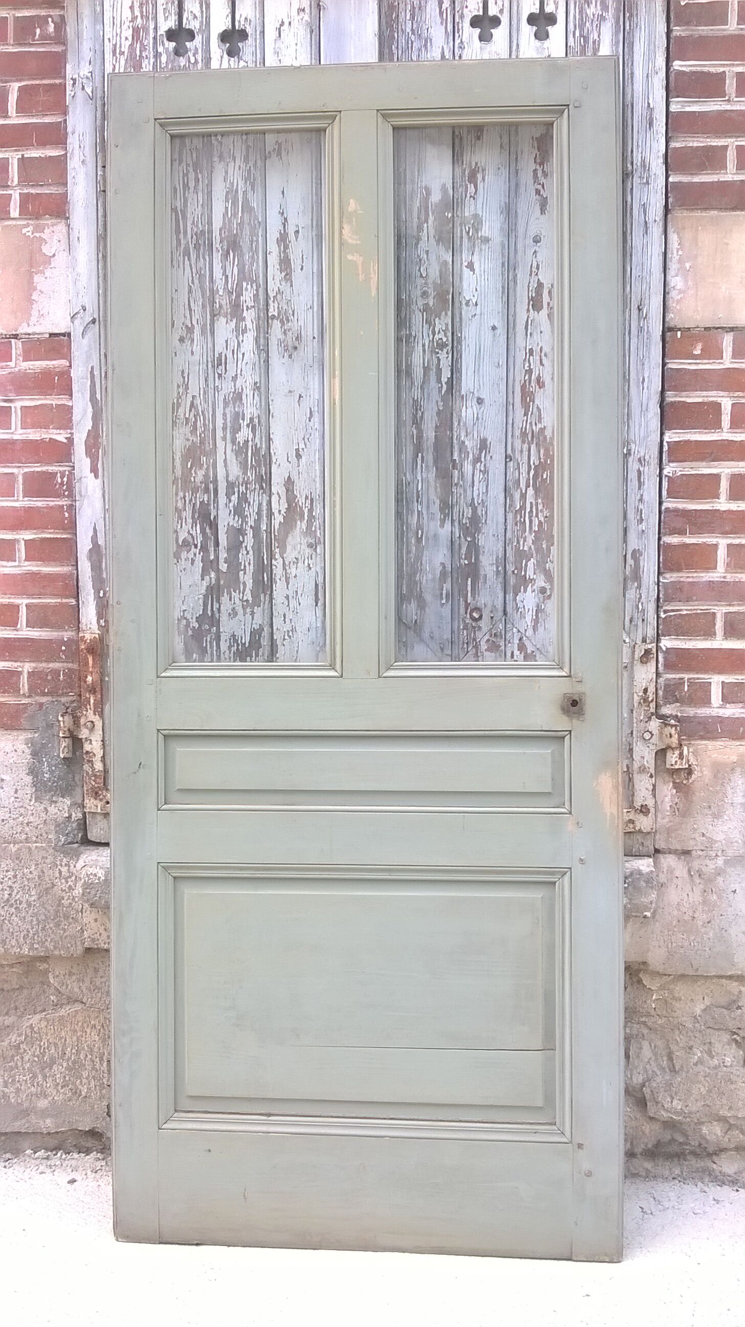 Old glazed interior door