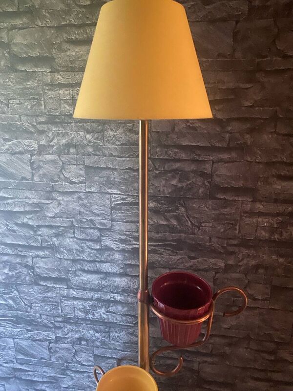 Très beau lampadaire porte plantes vintage