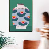 The Water Lilies by Claude Monet - Wall Poster 50x70cm