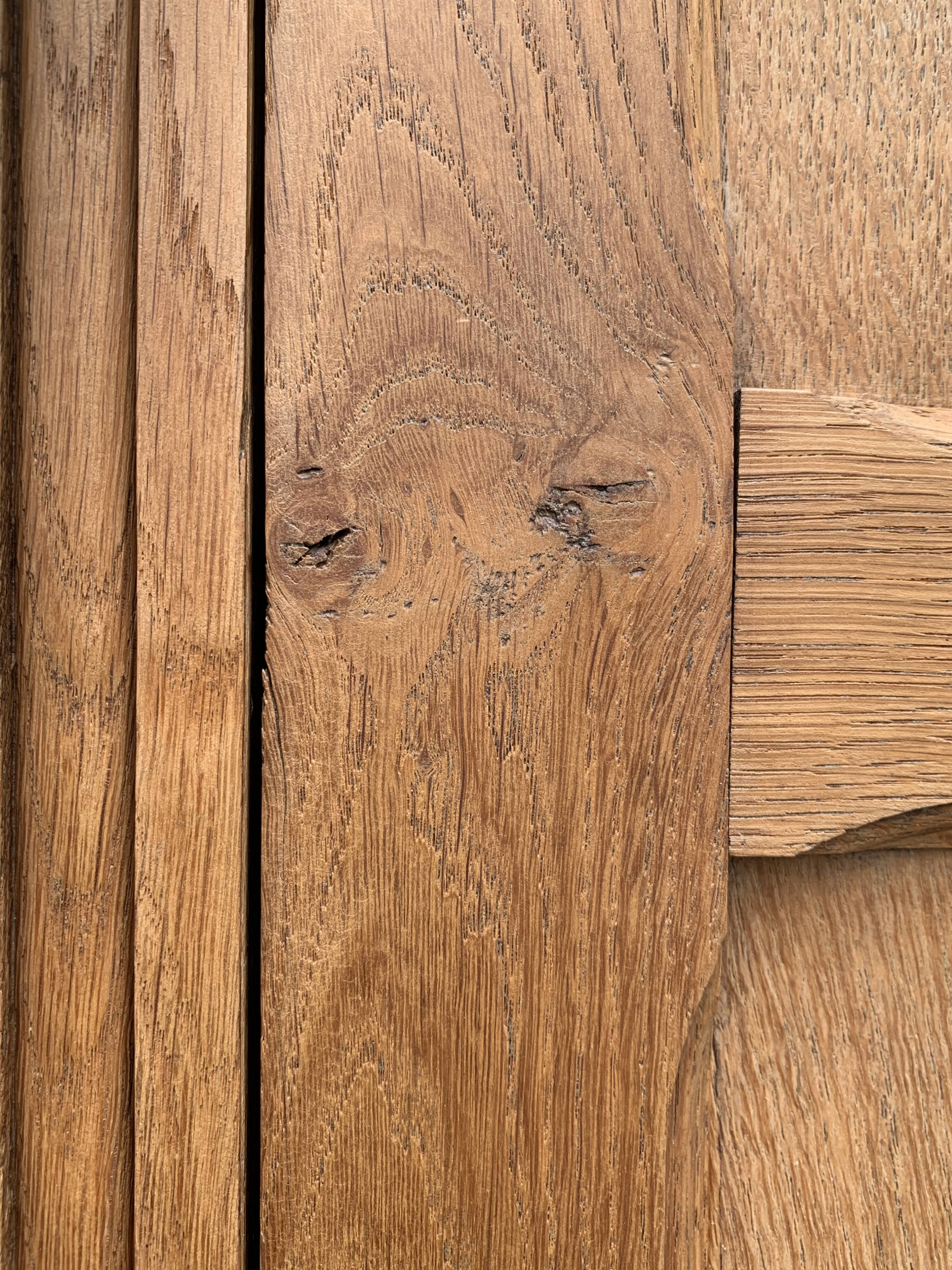 Parisian wardrobe paneled 1930 raw wood