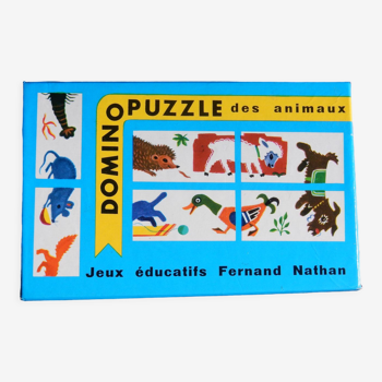 Domino puzzle of animals by fernand nathan