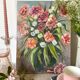 Canvas flowers